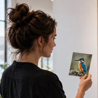 A portrait photo ready for an online form
